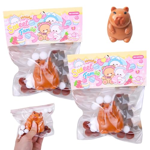 2 Pcs Capybara Squishy Capybara Spielzeug Snackles Capybara Antistress Spielzeug Capybara Squishy Capybara Spielzeug Snackles Capybara Antistress Spielzeug Capybara Squishy Capybara Spielzeug von SNONESIY