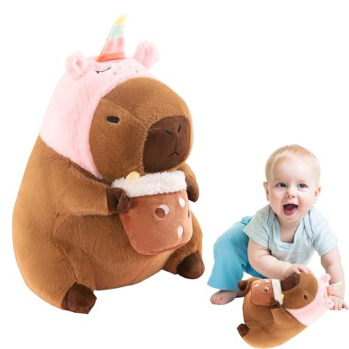 Capybara Kuscheltier Capybara PlüSchtier Capybara Kuscheltier Wasserschwein Kuscheltier Capibara Kuscheltier Capybara Kabibara Kuscheltiere Capybara Plush Niedliche Capybara PlüSchtier Capibara von SNONESIY