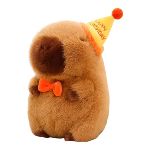 SNONESIY Capybara Plüschtier Capybara Kuscheltier 23cm Kuscheltier Capybara Kawaii Capybara Plüschkissen Spielzeugkissen Geschenk für Kinder Mädchen ab 3 Jahren Kann als Geschenk Verwendet Werden von SNONESIY