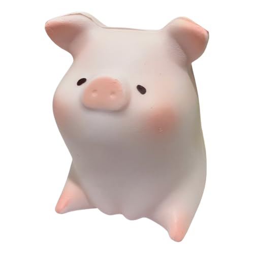 Stress Schwein Anti Stress Schwein Piper The Pig Stressschwein Schwein Zum Schlagen Soft Squeeze Toys Fidget Toys Reisespielzeug Geeignet für Kinder und Erwachsene Kann als Geschenk Verwendet Werden von SNONESIY