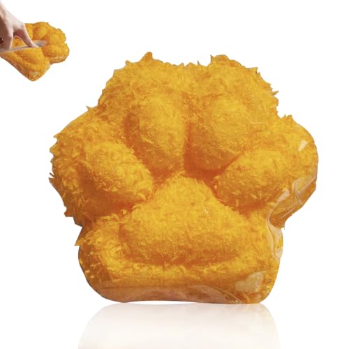 XXL 14 X 14 cm Big Squishy Katzenpfote Cat Paw Squishy Squishy Funny Squeeze,Kawaii Flauschige Squishy Pfote Erwachsene Squishy Toy zum Konzentrieren Angst Relief Anti Stress von SNONESIY