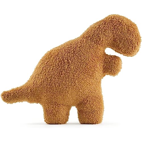 SNOWOLF 11.8" Nette Dino Nugget Kissen Weiche Squishy Dinosaurier Huhn Nugget Kissen Plüsch Spielzeug für Dekorationen (Kann Nicht still Stehen), Kreative Geschenkideen (Tyrannosaurus, 30cm) von SNOWOLF