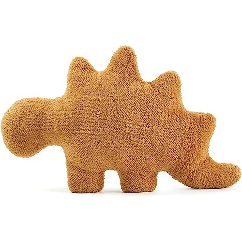 SNOWOLF 19.7" Nette Dino Nugget Kissen Weiche Squishy Dinosaurier Huhn Nugget Kissen Plüsch Spielzeug für Dekorationen (Kann Nicht still Stehen), Kreative Geschenkideen (Stegosaurus, 50cm) von SNOWOLF