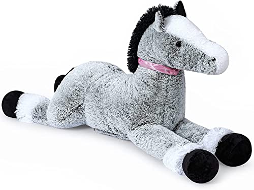 SNOWOLF Plush Horse Big Plush Animal Horse Toy Plush Toy von SNOWOLF