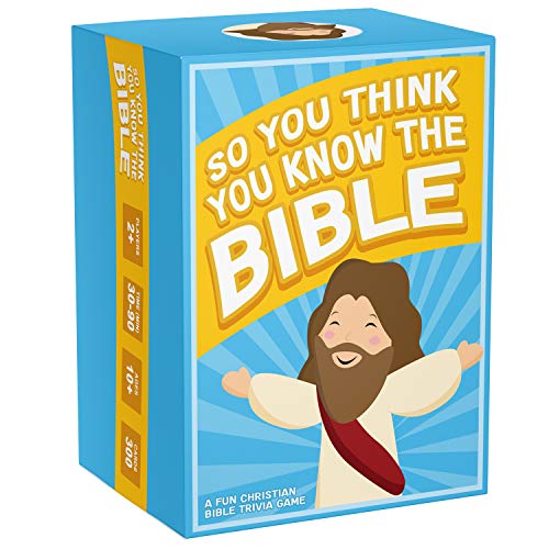 So You Think You Know The Bible - A Fun Bible Trivia Game for Families, Fellowships and Bible Study - A Great Christian Gift von SO YOU THINK YOU KNOW THE BIBLE