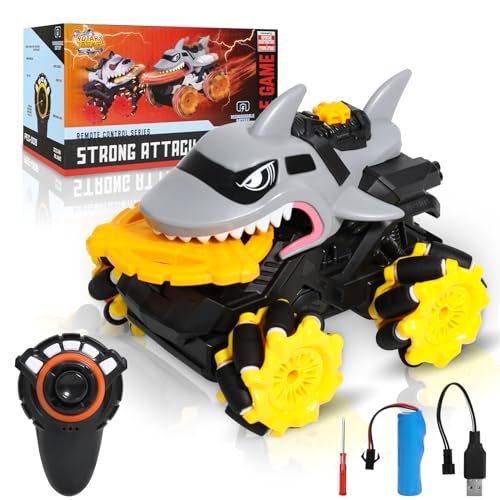 Ferngesteuertes Auto, 2.4GHz RC Monstertruck Ferngesteuert Auto, 1:24 Ferngesteuerter Monster Truck, 360°Drehung, Ferngesteuertes Auto Spielzeug für Kinder ab 3 4 5 6 7 8+ Jahre von SOARFLY