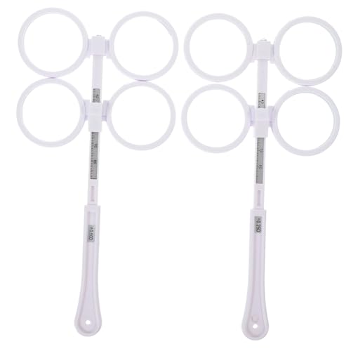 SOESFOUFU 2St Zubehör für Brillenzubehör augentraining Optischer Flipper für Amblyopie Optometrie-Flipper-Set verstellbarer Optometrie-Flipper Optometrie liefert Gläser Linse von SOESFOUFU