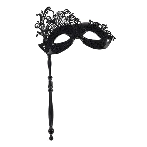 SOESFOUFU Handheld Maskerade Masken Maske Mit Stick Spitze Halloween Kostüm Masken Karneval Masken Party Kostüm Maske von SOESFOUFU