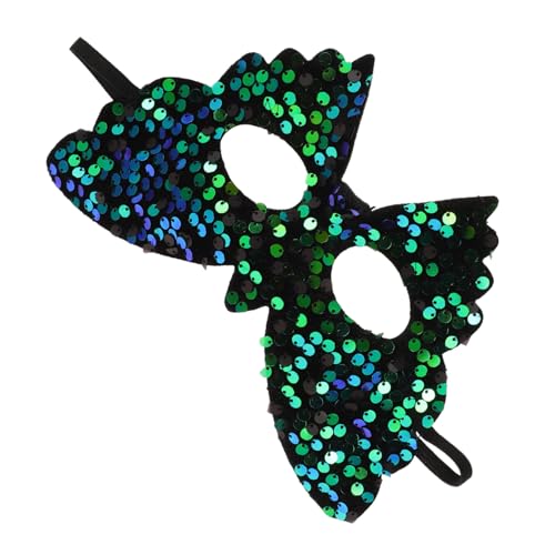 SOESFOUFU Schmetterlings Maskerademaske Mit Funkelnden Pailletten Elegante Cosplay Partymaske Für Abschlussball Karneval Karneval Und Mottopartys von SOESFOUFU