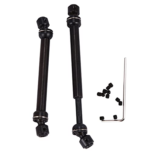 SOFORFREEM 2 Stück, 112 mm - 152 mm, Cvd Antriebswelle aus Stahl für Axialscx10 90046 D90 Wraith RC Traktor Teile Auto von SOFORFREEM