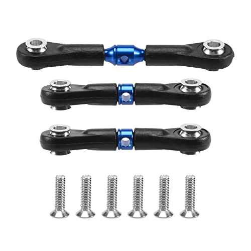 SOFORFREEM 3 Stück Servo-Linkstange für TT-02 TT-02T TT02 TT02T TT02T TT02T 1/10 RC Zubehör für Auto-Upgrade, Blau von SOFORFREEM