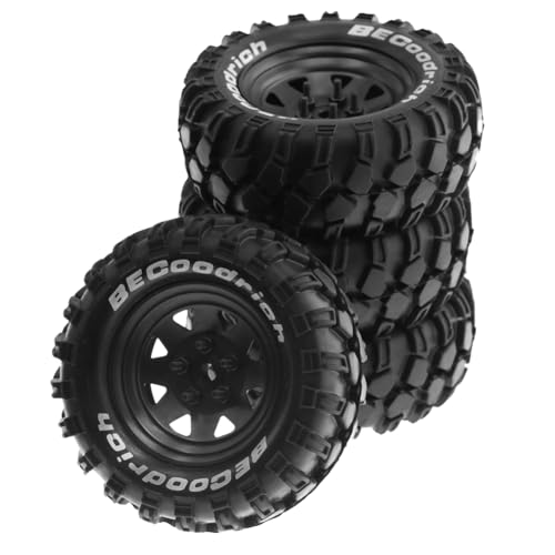 SOFORFREEM Beadlock Reifen aus Metall, 4,9 cm (1,9 Zoll), für Rankhilfe mit Fernbedienung 1:10 Axial SCX10 90046 TRX4 Redcat GEN8, Schwarz von SOFORFREEM