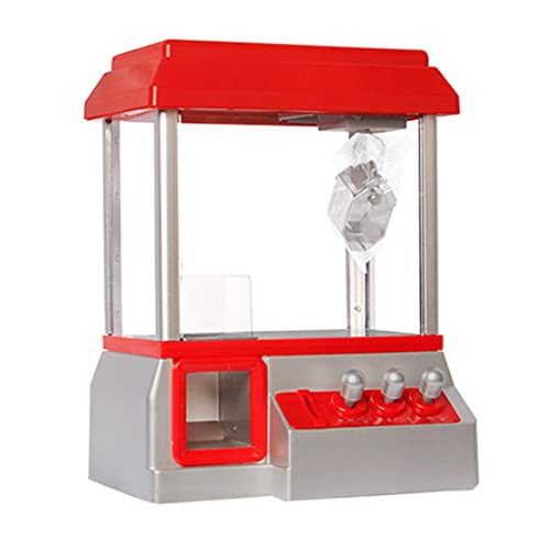 SOFORFREEM Mini-Spielautomat für Kinder, Musik-Spender, Süßigkeiten, Krallen-Maschine, funktioniert mit Münzen, Spielzeug für Kinder von SOFORFREEM