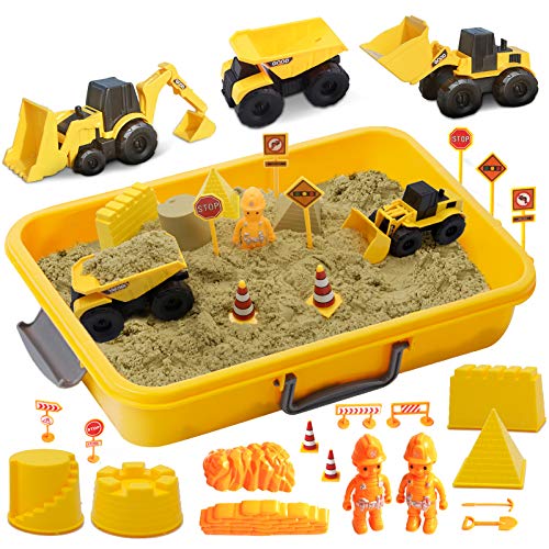 SOGUYI Magic Sand Für Kinder – Spielsand with 900g Magic Sand Sensorisches Spielzeug für 3, 4, 5 jährige Kleinkinder von SOGUYI