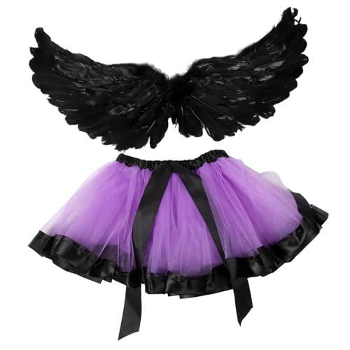 SOIMISS 1 Satz Halloween-engel-kostüm Engelskostüme Für Frauen Engel-cosplay-stütze Halloween-kleid Halloween-cosplay-kleid Halloween-cosplay-stütze Halloween-kostümzubehör Tutu-rock Stoff von SOIMISS