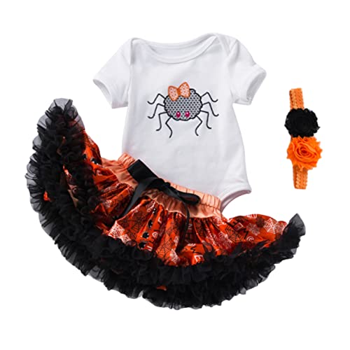 SOIMISS 1 Satz Halloween-kleideranzug Halloween- -outfit -halloween-kostüme Kinderanzug Mädchen Strampler Halloween-kinderkleidung Halloween-outfit- Babyanzüge Garn von SOIMISS