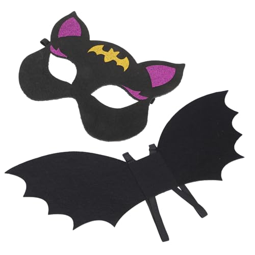 SOIMISS 1 Satz Party-fledermaus-maske Cosplay Kinderfledermaus-halloween-kostüm Kostüm Skelettkinder Kinderkostüme Fledermauskostüm Maskerade Halloween-fledermausmaske Vlies von SOIMISS