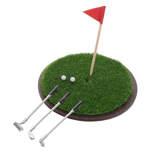 SOIMISS Satz für Puppenhäuser Realistisches Golfzubehör mit Schläger und Gras Szene Pädagogisches Spielzeug für Kinder Puppenhausdekoration und Kreative Szenengestaltung SOIMISS Satz für Puppenhäuser Realistisches Golfzubehör mit Schläger und Gras Szene Pädagogisches Spielzeug für Kinder Puppenhausdekoration und Kreative Szenengestaltung von SOIMISS