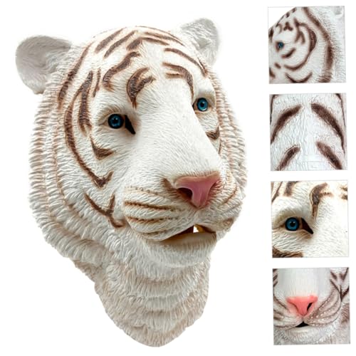 SOIMISS 1 Stk Tiger Maske Abschlussball Requisiten Gesicht Beängstigend Gruseliges Halloween Marienkäfer Abschlussball Maske Streich Halloween-maske Atmungsaktiv Geweih Cool Haut Emulsion von SOIMISS