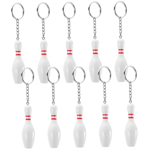 SOIMISS 10 Stück Kleine Bowling Schlüsselanhänger mit Kreativem Design Leichte Sportliche Mini Bowling Anhänger Dekorative und Praktische Mitgebsel für Kindergeburtstag und Sportfans SOIMISS 10 Stück Kleine Bowling Schlüsselanhänger mit Kreativem Design Leichte Sportliche Mini Bowling Anhänger Dekorative und Praktische Mitgebsel für Kindergeburtstag und Sportfans von SOIMISS