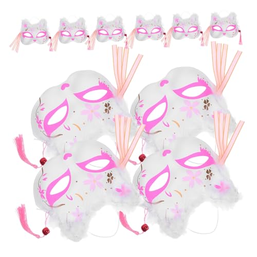 SOIMISS 10 Stück Teiliges Japanische Fuchsmaske für Erwachsene mit Led-leuchten Halbes Gesicht Handbemalt Flauschiges Plüschdesign Stilvolles Kostümzubehör für Cosplay Halloween Karneval SOIMISS 10 Stück Teiliges Japanische Fuchsmaske für Erwachsene mit Led-leuchten Halbes Gesicht Handbemalt Flauschiges Plüschdesign Stilvolles Kostümzubehör für Cosplay Halloween Karneval von SOIMISS