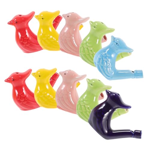 SOIMISS 10 Stück Teiliges Keramik Vogelpfeifen Bunte Wasservogel Trillerpfeifen Kleine Musikinstrumente Leicht Tragbar für Party Schule Reise Pädagogisch Geeignet SOIMISS 10 Stück Teiliges Keramik Vogelpfeifen Bunte Wasservogel Trillerpfeifen Kleine Musikinstrumente Leicht Tragbar für Party Schule Reise Pädagogisch Geeignet von SOIMISS