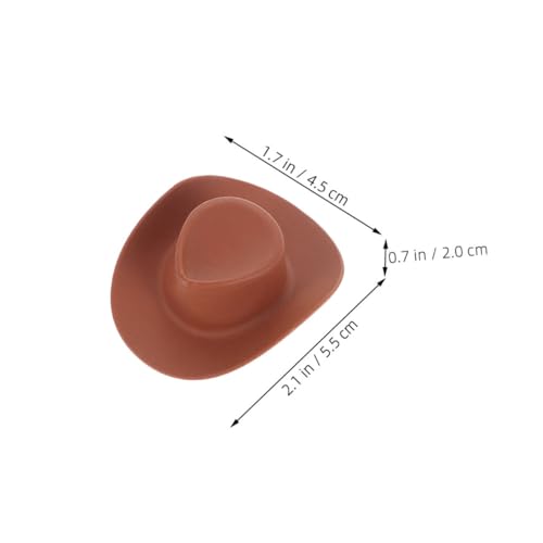 SOIMISS 10 Stück Teiliges Miniatur Cowboy Hüte Braun Kleine Puppenhüte für Dekoration Vielseitige Winzige Hut Accessoires für Puppen für Party Basteln und Geschenk SOIMISS 10 Stück Teiliges Miniatur Cowboy Hüte Braun Kleine Puppenhüte für Dekoration Vielseitige Winzige Hut Accessoires für Puppen für Party Basteln und Geschenk von SOIMISS