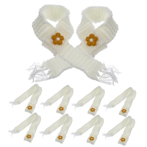 SOIMISS 10 Stück Verstellbare Mini Strickschals aus Weicher Baumwolle Kawaii Puppenzubehör für DIY Bastelprojekte Dekorative Kleine Halstücher für Puppen Kuscheltiere Getränke und SOIMISS 10 Stück Verstellbare Mini Strickschals aus Weicher Baumwolle Kawaii Puppenzubehör für DIY Bastelprojekte Dekorative Kleine Halstücher für Puppen Kuscheltiere Getränke und von SOIMISS