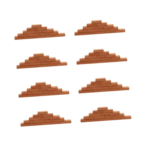 SOIMISS 100 Stück Miniatur Ziegelsteine Rot Mini DIY Bausteine Simulation für Sandtisch Modellbau Puppenhaus Basteln SOIMISS 100 Stück Miniatur Ziegelsteine Rot Mini DIY Bausteine Simulation für Sandtisch Modellbau Puppenhaus Basteln von SOIMISS