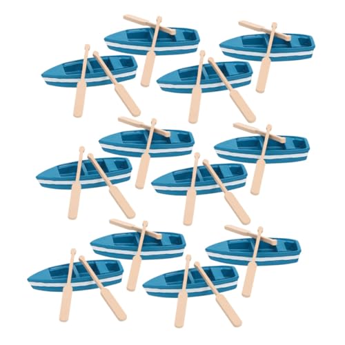 SOIMISS 12 Sätze Teiliges Miniatur-Rowboat- Handgefertigte Kleine Holzkanus mit Ruderern Kompakte Nautische Deko für Feengarten Puppenhaus und Kreative Wohnraumgestaltung SOIMISS 12 Sätze Teiliges Miniatur-Rowboat- Handgefertigte Kleine Holzkanus mit Ruderern Kompakte Nautische Deko für Feengarten Puppenhaus und Kreative Wohnraumgestaltung von SOIMISS