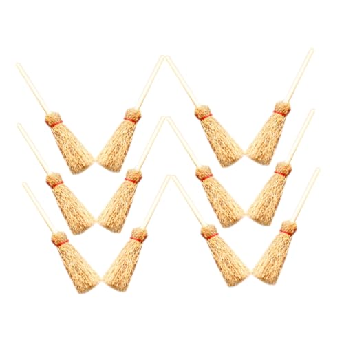 SOIMISS 12 Stück Robuste Buchenholz Deko für Puppenstuben Leichte Mini Besen für Fotografie und Kreative Projekte Beige SOIMISS 12 Stück Robuste Buchenholz Deko für Puppenstuben Leichte Mini Besen für Fotografie und Kreative Projekte Beige von SOIMISS
