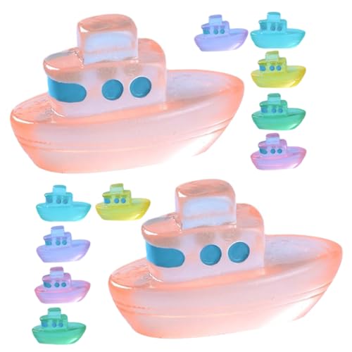 SOIMISS 12 Stück Teiliges Miniatur Boot Resin Nachtleuchtende Dekofiguren für Mikrolandschaft Garten DIY Bastelbedarf Rustikale Miniatur Boote für Aquarium und Terrarien Kreative SOIMISS 12 Stück Teiliges Miniatur Boot Resin Nachtleuchtende Dekofiguren für Mikrolandschaft Garten DIY Bastelbedarf Rustikale Miniatur Boote für Aquarium und Terrarien Kreative von SOIMISS