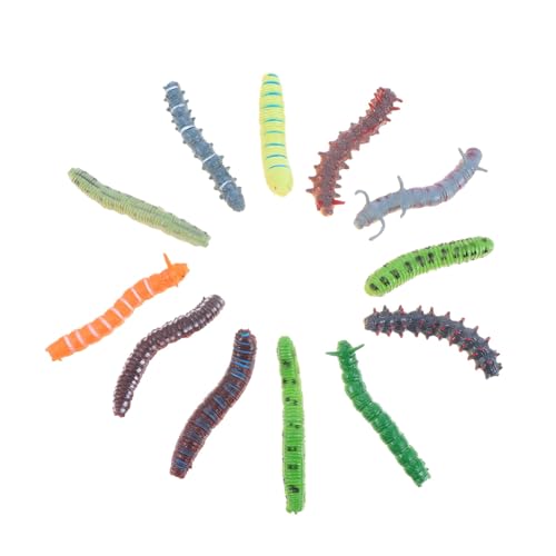 SOIMISS 12 Stück Teiliges Realistische Raupen Langlebige Lustige Streichinsekten für Halloween April Fools Partyspaß Sichere Materialien Scherzartikel für Freunde Zufällige Farbe SOIMISS 12 Stück Teiliges Realistische Raupen Langlebige Lustige Streichinsekten für Halloween April Fools Partyspaß Sichere Materialien Scherzartikel für Freunde Zufällige Farbe von SOIMISS