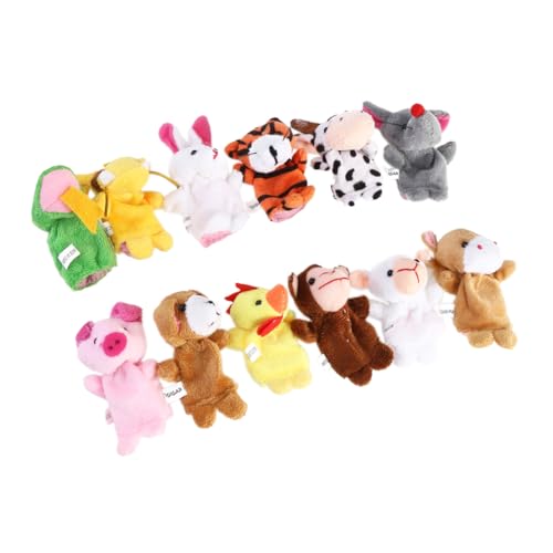 SOIMISS 12 Stück Teiliges Tragbare Verschleißfeste Tier fingerpuppen aus Bunte Handpuppen für Geschichtenerzählen und Kreativitätsförderung Kleines SOIMISS 12 Stück Teiliges Tragbare Verschleißfeste Tier fingerpuppen aus Bunte Handpuppen für Geschichtenerzählen und Kreativitätsförderung Kleines von SOIMISS