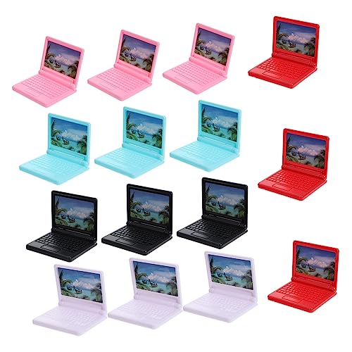 SOIMISS Miniatur Laptop Modell Spielzeug 15 Stück aus Kunststoff Puppenhaus Zubehör für Kinder Realistische Detailverarbeitung SOIMISS Miniatur Laptop Modell Spielzeug 15 Stück aus Kunststoff Puppenhaus Zubehör für Kinder Realistische Detailverarbeitung von SOIMISS