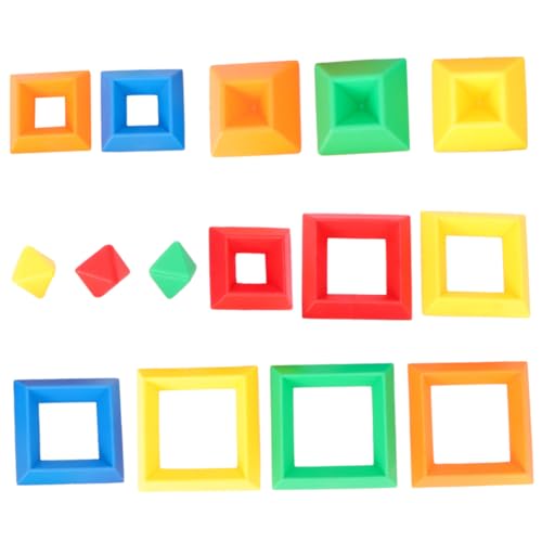 SOIMISS 15 Stück Teiliges Pyramidenspielzeug Bunte Bausteine aus Sicherem Kunststoff Pädagogisches Lernspielzeug für Koordination und Geschicklichkeit Ab Jahren Zufällige Zufällige Farbe SOIMISS 15 Stück Teiliges Pyramidenspielzeug Bunte Bausteine aus Sicherem Kunststoff Pädagogisches Lernspielzeug für Koordination und Geschicklichkeit Ab Jahren Zufällige Zufällige Farbe von SOIMISS