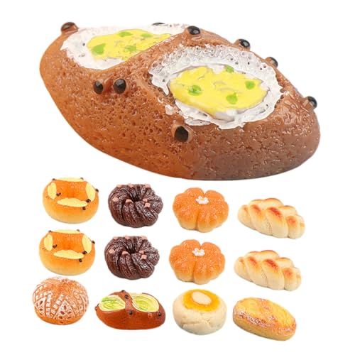 SOIMISS 18 Stück Teiliges Miniaturbrot aus Langlebigem Resin Realistische Simulation von Brotmodellen als Puppenhaus Deko Bäckerei Requisite und Lernspielzeug SOIMISS 18 Stück Teiliges Miniaturbrot aus Langlebigem Resin Realistische Simulation von Brotmodellen als Puppenhaus Deko Bäckerei Requisite und Lernspielzeug von SOIMISS