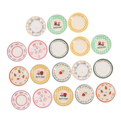 SOIMISS 18 Teiliges Layout Zartes Kleines Spielzeugzubehör Mit Essgeschirr Miniaturteller Für Geschirrmuster – Puppen Essensteller Stil Requisiten Puppenhaus Verzierungen SOIMISS 18 Teiliges Layout Zartes Kleines Spielzeugzubehör Mit Essgeschirr Miniaturteller Für Geschirrmuster – Puppen Essensteller Stil Requisiten Puppenhaus Verzierungen von SOIMISS