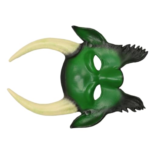 SOIMISS 1Stk Halloween-Maske halloween masken halloweenmaske Gesichtsbedeckung masken fasching horror masken Tiergesichtsmaske 3D-Tiermaske Halloween lustig cospaly Maske Party-Maske Green von SOIMISS