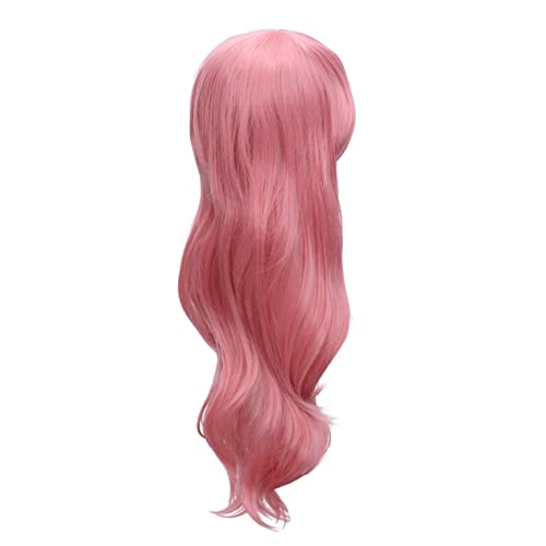 SOIMISS 1Stk Hochtemperaturfaserperücke Curly Wig pink Wig Mode Perücke Cosplay perücke Langhaar Perücke Cosplay Wig perücken Haarverlängerungsperücke Cosplay-Perücke Frauen Perücke Rosa von SOIMISS