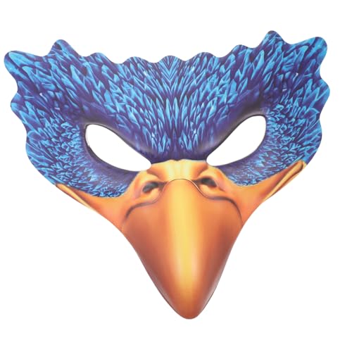 SOIMISS 1Stk Horror-Maske halloween masken halloweenmaske vogelmaske blaue masken tiermasken Kostüm Maske Maskerade Steampunk-Maske Cosplay-Masken Vogel Maske Halloween-Maske Blue von SOIMISS