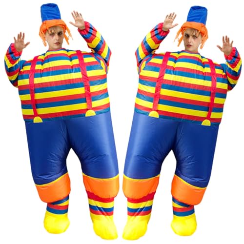 SOIMISS 1stk Clown Aufblasbare Kleidung Aufblasbare Anzüge Lustig Clown-partykostüm Aufblasbarer Clown-anzug Zirkuskostüm Für Erwachsene Sprenganzug Kostüm Kostüme Für Erwachsene von SOIMISS