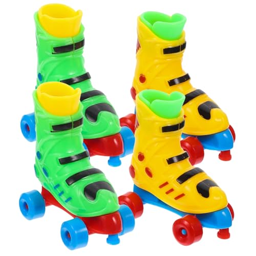 SOIMISS 2 Paar Finger Skate Toys Kompakte Fingertip Roller Skate Modelle aus Robustem Kunststoff Farbenfrohes Decompressionsspielzeug für Fingertraining Dekoratives Zufällige Farbe SOIMISS 2 Paar Finger Skate Toys Kompakte Fingertip Roller Skate Modelle aus Robustem Kunststoff Farbenfrohes Decompressionsspielzeug für Fingertraining Dekoratives Zufällige Farbe von SOIMISS