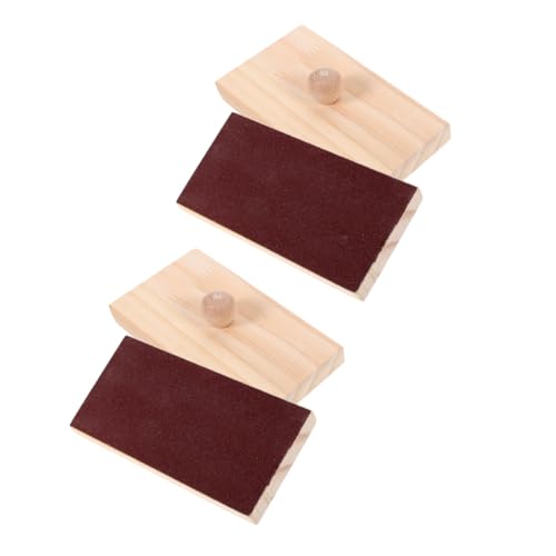 SOIMISS 2 Paare Orff Sandblock Rhythmusinstrumente für Holz Klangbrett Percussion Montessori Musikinstrument für Kleinkinder zur Früherziehung und Rhythmusschulung SOIMISS 2 Paare Orff Sandblock Rhythmusinstrumente für Holz Klangbrett Percussion Montessori Musikinstrument für Kleinkinder zur Früherziehung und Rhythmusschulung von SOIMISS