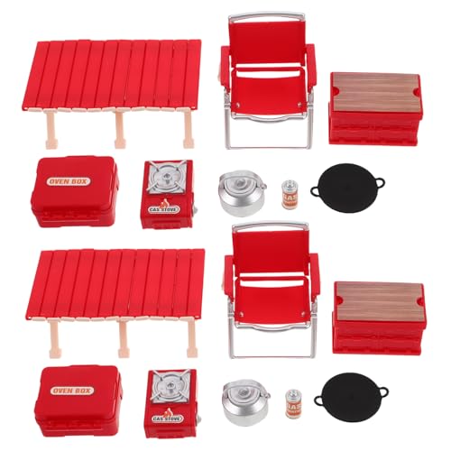SOIMISS 2 Sätze Camping Spielset mit Mini Klappstuhl und Picknicktisch Tragbar mit Simuliertem Campingkocher Leichte Outdoor Spielzeuge für Kreative Rollenspiele SOIMISS 2 Sätze Camping Spielset mit Mini Klappstuhl und Picknicktisch Tragbar mit Simuliertem Campingkocher Leichte Outdoor Spielzeuge für Kreative Rollenspiele von SOIMISS
