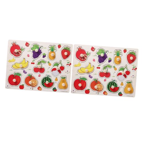 SOIMISS 2 Sätze Obst Jigsaw Puzzle Buntes Lernspielzeug Holzpuzzle Pädagogisch Für Kleinkinder Ab Jahren Eltern Junge Mädchen Spiel SOIMISS 2 Sätze Obst Jigsaw Puzzle Buntes Lernspielzeug Holzpuzzle Pädagogisch Für Kleinkinder Ab Jahren Eltern Junge Mädchen Spiel von SOIMISS