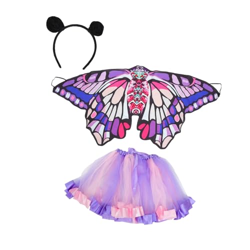 SOIMISS 2 Sets Netz Tutu Rock Feen Tutu Kostüm Bauschiges Tüllkleid Tutu Kostüme Für Mädchen Netz Kleider Mädchen Feen Outfit Kostüme Outfit Kostümrock Hauchdünnes Kleid von SOIMISS