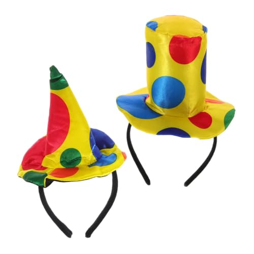 SOIMISS 2 Stück Clown Kostüm Haarreif Leicht für Karneval Fasching Halloween Partys Vielseitig und Wiederverwendbar SOIMISS 2 Stück Clown Kostüm Haarreif Leicht für Karneval Fasching Halloween Partys Vielseitig und Wiederverwendbar von SOIMISS