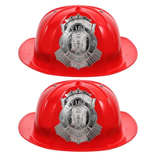 SOIMISS 2 Stück Feuerwehrhelm Roter Feuerwehrhut aus Stabilem Kunststoff für Jungen und Mädchen für Kostümpartys Rollenspiele Fasching Halloween und Geburtstagsfeiern SOIMISS 2 Stück Feuerwehrhelm Roter Feuerwehrhut aus Stabilem Kunststoff für Jungen und Mädchen für Kostümpartys Rollenspiele Fasching Halloween und Geburtstagsfeiern von SOIMISS