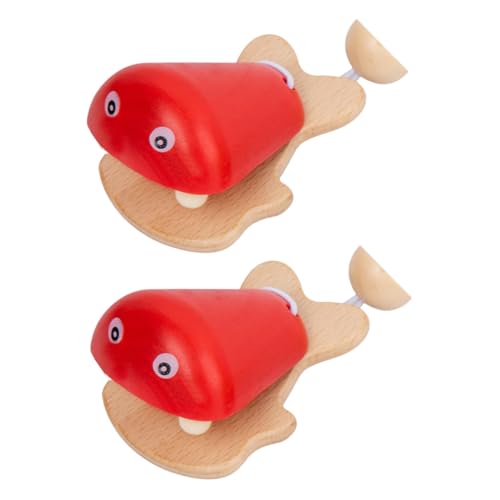 SOIMISS 2 Stück Holz Kastagnetten Fischform Bunte Percussion Ergonomisch Griffig Pädagogisch Sicher für Kleinkinder Instrumente SOIMISS 2 Stück Holz Kastagnetten Fischform Bunte Percussion Ergonomisch Griffig Pädagogisch Sicher für Kleinkinder Instrumente von SOIMISS